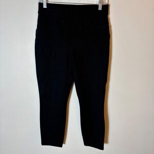 Spanx The Perfect Black‎ Pant Ankle Backseam Skinny Size Medium Petite